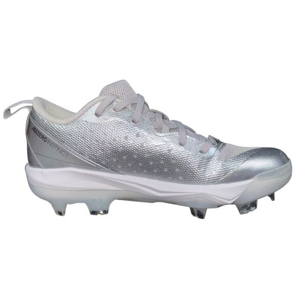 Adidas Adizero Instinct TP Softball Molded Cleats Silver Speed Womens Size 6.5 - Picture 2 of 10
